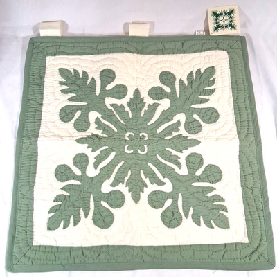 Handmade Hawaiian Style Bread fruit pattern Quilt Wall Hanging Wall Decor