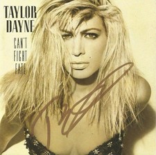 Taylor Dayne Autographed Can't Fight Fate CD