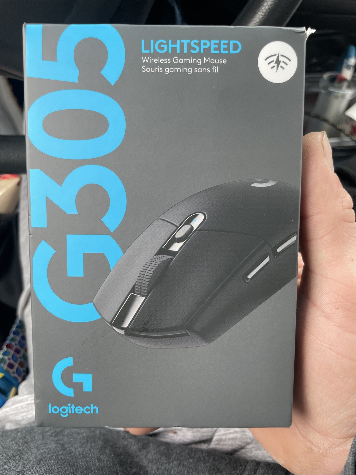 Logitech G305 LIGHTSPEED Wireless Gaming Mouse with 12K DPI Precision HERO Sensor Long Battery Life Black 910-005280