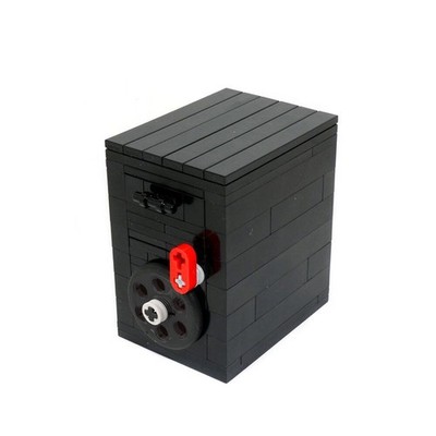 Working Mini Safe Puzzle Box Decryption Box 140 Pieces Building Toys MOC Build