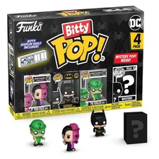Funko Bitty Pop!: Batman Bitty Shelf [Two Face, Batman, Riddler, Mystery Figure]