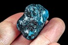 74Ct Smoky Blue Turquoise Associated Mineral Polished Nugget Specimen UPKX314 — photo 3