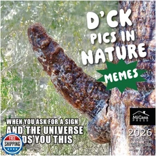 MICASA PRESS Funny D'ck Pics in Nature 2026 Wall Calendar 12 Mont