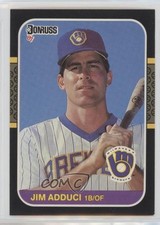 1987 Donruss Jim Adduci #495 1h8p