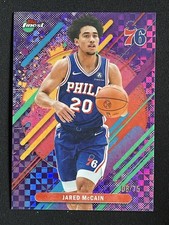 Jared McCain 2025-26 Topps Finest Rare Purple X-Fractor Base /75 #224