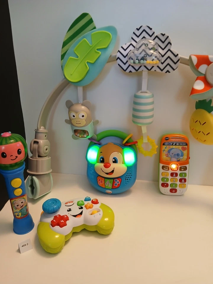 Lote de 5 piezas de juguetes* Incluye Taf Toys Tropical Orchestra Arch para cochecito Foto 3 de 3