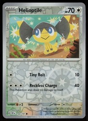 Helioptile 154/191 Surging Sparks Reverse Holo Common