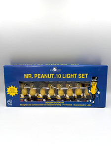 Rare Planters Mr. Peanut Kurt Adler Light Set, IOB