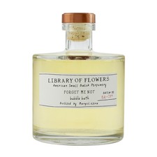 Library of Flowers Forget Me Not Bubble Bath, 17 fl. oz., Osmanthus, Rice Powder