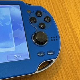 [Excellent] Sony PS Vita PCH-1000 Sapphire Blue Handheld Console Only Tested