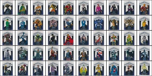 2025 SkyBox Metal Universe Batman Arkham Asylum Insert Complete Set 50 Cards