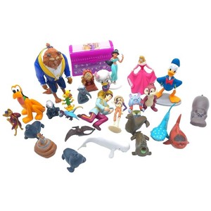 Disney Figures Lot Kids Multicolor Mixed Character Toy Collection 20+pc