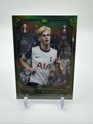 2025-26 Topps Total Football LUCAS BERGVALL Pro Pass Rookie RC /75
