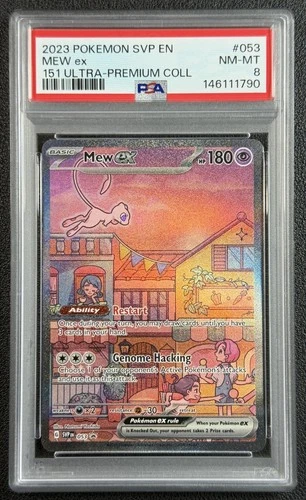 MEW EX PSA 8 2023 POKEMON SV BLACK STAR PROMOS - SVP EN #053 ULTRA PREMIUM 1790