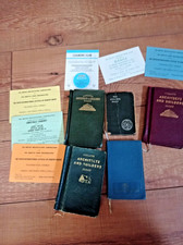 Vintage old Personal Handwritten Diaries with ephemera 50s 60s
