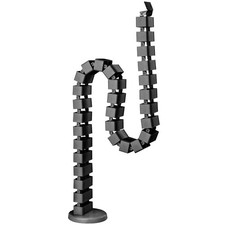 Image of 130cm Cable Management Spine Adjustable Snake Desks Tidy 4 Entry Organiser UK