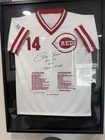 Pete Rose Autographed Signed Stat Jersey Baseball  Hit King 4256 196/500