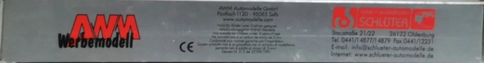 AWM 628 Camion autoarticolato 6 assi trasporti pesanti MB "Scholpp" - scala H0 - Immagine 4 di 4
