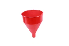 32006 Funnel King Red Polyethylene Funnel with Screen/Strainer, Funnel for Oil, 