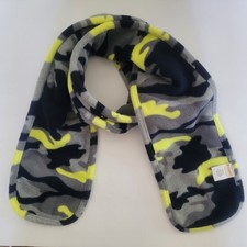 Gymboree Fleece Camo Scarf Kids Boys Camouflage Black Yellow Winter