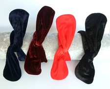 HAARBAND MIT DRAHT NEU SAMTBAND DRAHTBAND STIRNBAND KOPFSCHMUCK MULTI FUNKTION