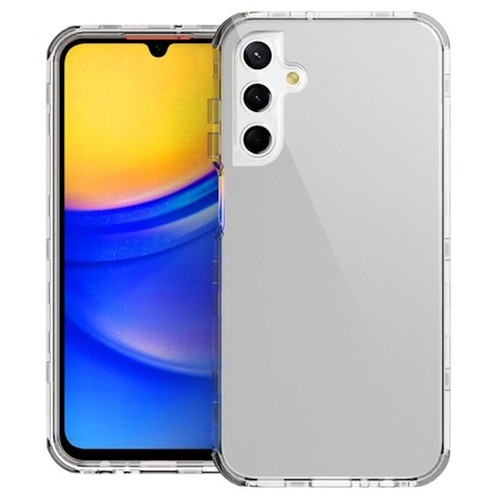 Military Grade Transparent Hybrid Case für Samsung Galaxy A15 5G - Smoke - Bild 1 von 2