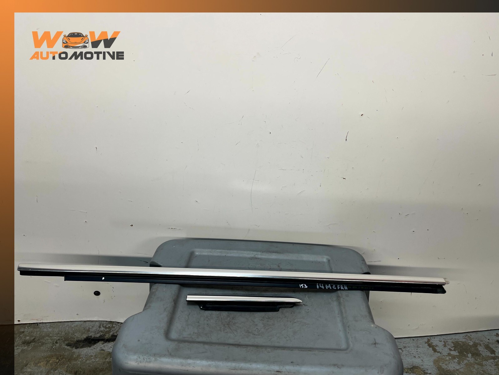 14-20 MASERATI GHIBLI FRONT RIGHT PASSENGER SIDE DOOR MOLDING TRIM PAIR SET OEM