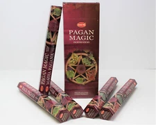 Hem Pagan Magic Incense Bulk 6 x 20 Stick Box, 120 Sticks, Free Shipping