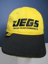 JEGS High Performance Yellow Embroidered Ball Cap Adjustable - Clean