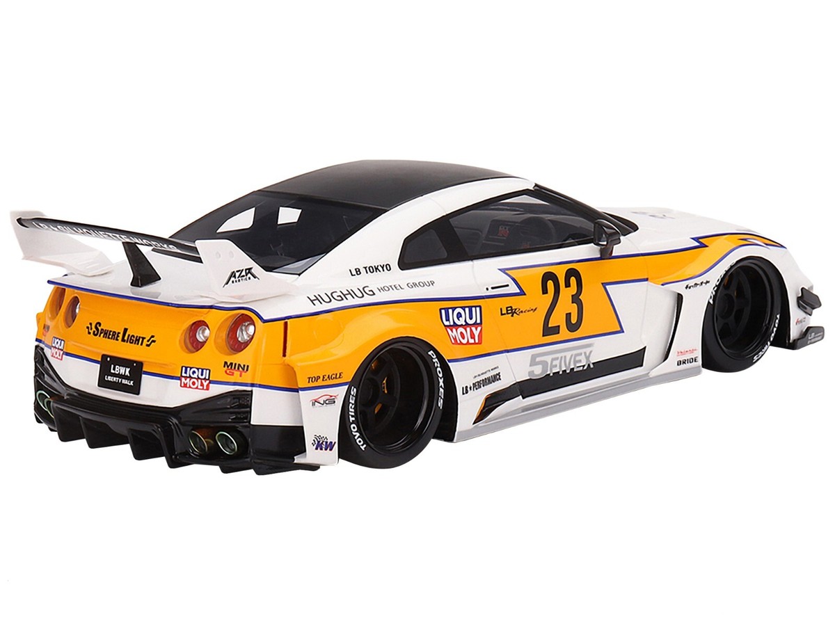 NISSAN LB-SILHOUETTE WORKS GT 35GT-RR VER.1 RHD #23 1/18 BY TOP
