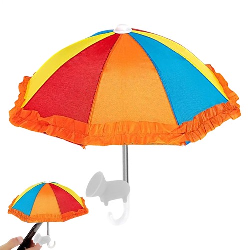 Mini Sun Shade Mobile Phone Holder Sun Umbrella Suction Cup Phone Holder - Picture 2 of 12