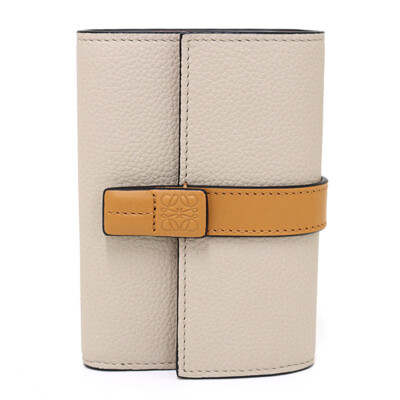 LOEWE【C660S86X01 SMALL VERTICAL WALLET IN SOFT GRAINED CALF Loewe Vertical Wallet Small Tri-Fold Soft Grain Calf