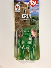 Erin The Bear 1997 McDonalds Ty Beanie Baby with Rare 1993/Oak Brook Tag Errors