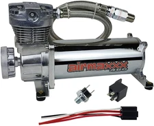 airmaxxx 480 Chrome Air Compressor For Air Horn Or Air Suspension 90/120 psi