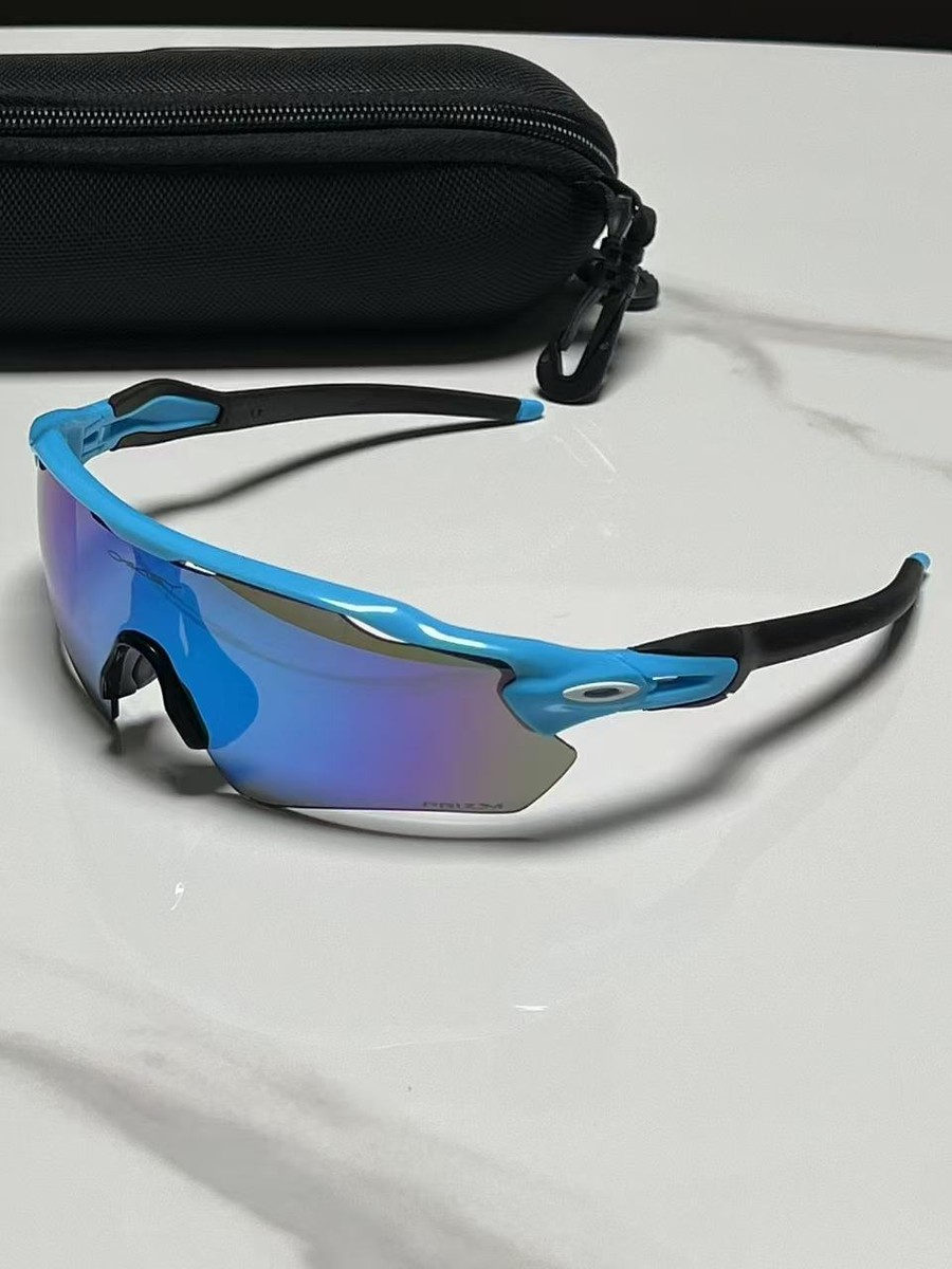 NEW OO9208 Oakley Radar EV Patn Sunglasses Blue Frame Polarization
