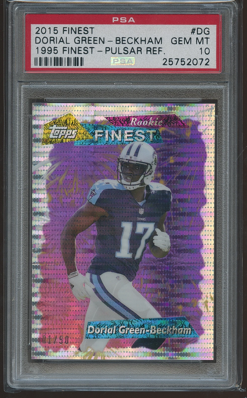 Dorial Green-Beckham Finest 1995 Finest Refractor #DG Pulsar Refractor