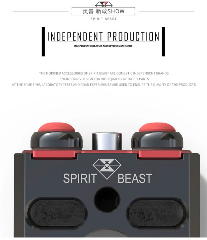 Interruptor de control autobloqueante de aleación de aluminio para manillar de 22 mm de diámetro Foto 4 de 4