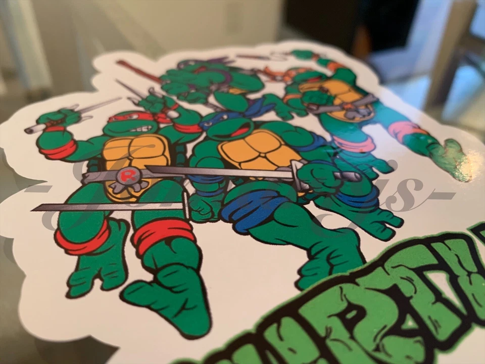 Teenage Mutant Ninja Turtles Power Sticker Decal Sign Movie Cartoon - Image 4 of 4