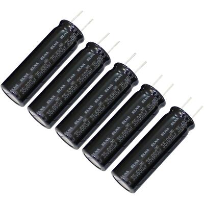 10x Elko Kondensator Radial 680µF 35V 105°C 10x30mm RJF-35V681MH7#N-F49 680uF