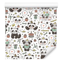 10M Vlies Tapete Kinderzimmer Tiere Pandas Autos Sterne Monde Herzen Xxl 3328