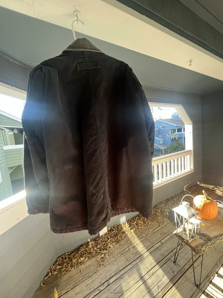 Vintage Dickies Detroit Carpenter Work Jacket Worn Black [ULTRA-RARE] | Size XL - Image 3 of 4