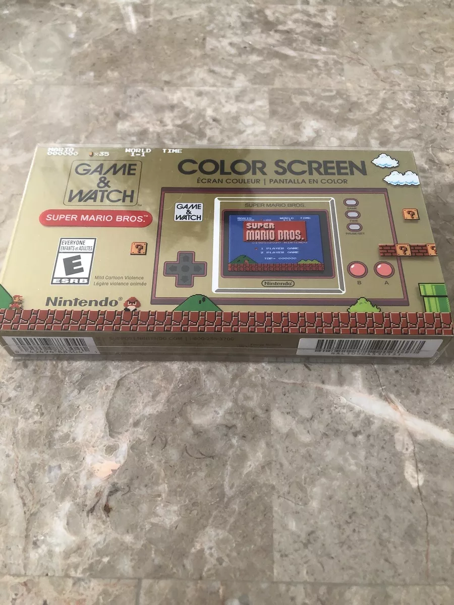 Super mario bros 35th cheap anniversary game and watch