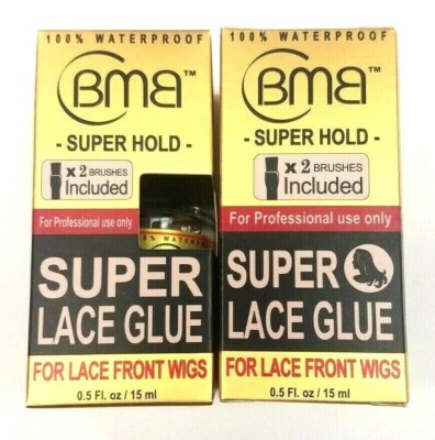BMB Super Lace Glue Super Hold for Lace Front Wigs 0.5 oz (2PACK)