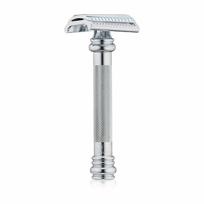 Merkur 39C Long Handle Barber Pole Safety Razor Slant Bar