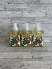 New Lot of 3 Michel Design Works Berry Patch Foaming Hand Soaps 17.8 Oz Each