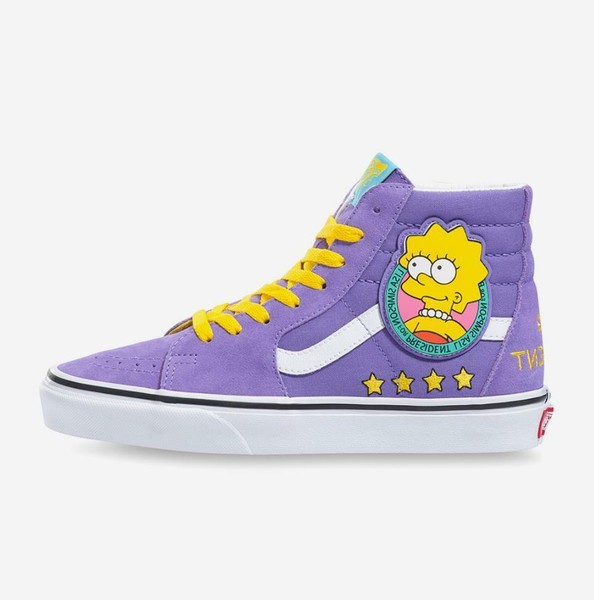 Size 6 - VANS Sk8-Hi x The Simpsons Lisa 4 Prez 2020 for sale online | eBay