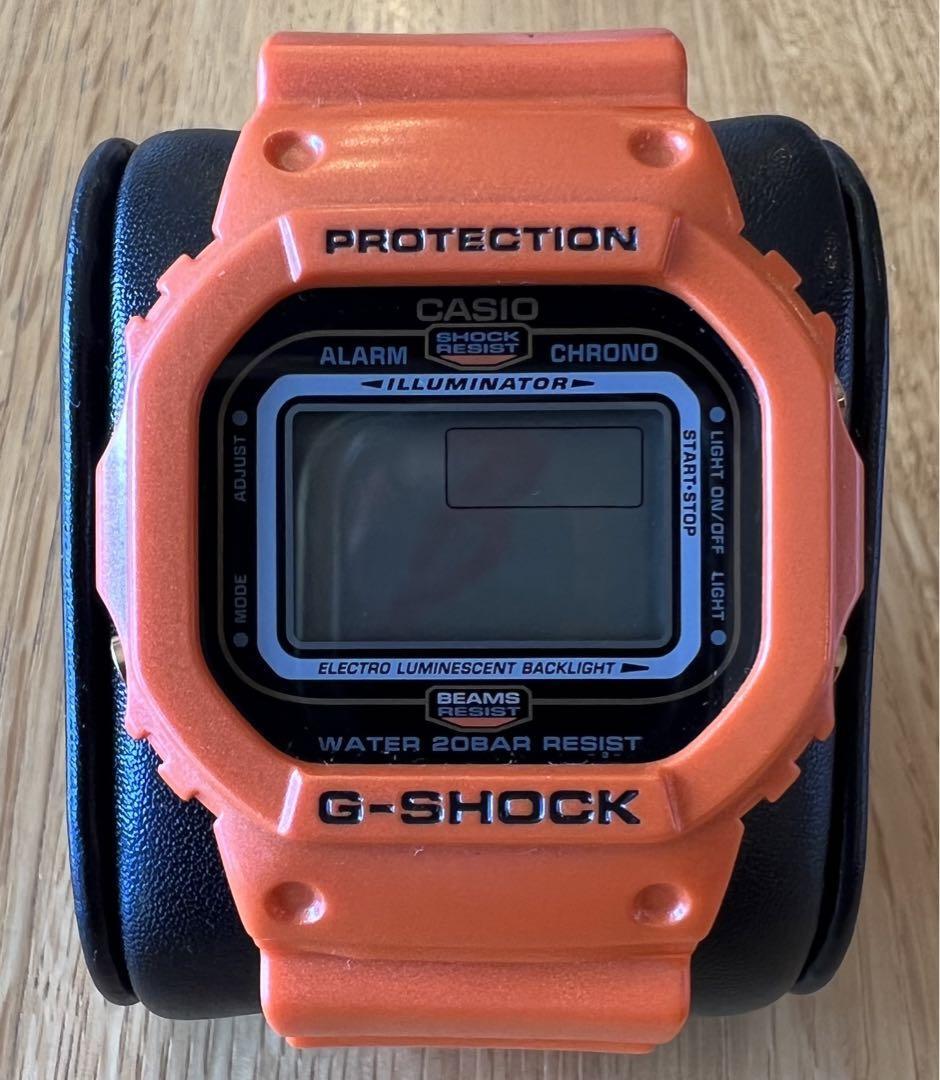 G SHOCK × BEAMS 1st collaboration DW5600 Orange New No