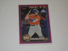 2024 Topps Pro Debut Purple Fuchsia Foil #/199 Diego Mosquera