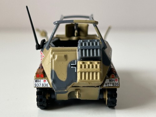 Sd.Kfz.250 1942 Wehrmacht Nazi Germany Military Car Tank Model Diecast 1:72 - Picture 11 of 16
