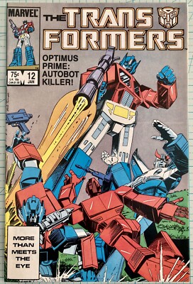 Transformers #12 High Grade NM Herb Trimpe Cover 1986 Marvel